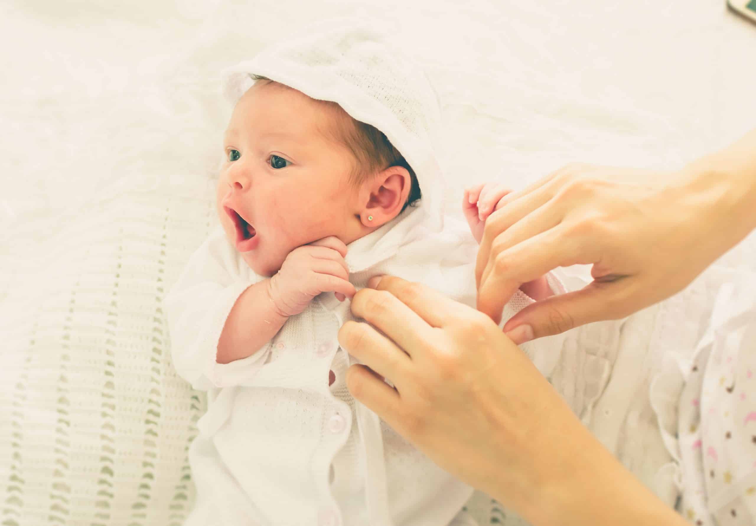 Baby med på farten